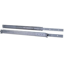 Inter-Tech 19 Teleskopschienensatz 2U 455 mm Silber