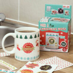 Thumbsup! Tasse Make a Christmas Mug Stick 350ml weiß