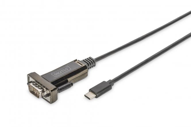 DIGITUS Adapter USB2.0/C -> seriell D-Sub9 St/St + 1.0m Kab