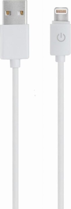 RealPower Lade/gegevenskabel USB-A auf Lightning 1m weiß MFI