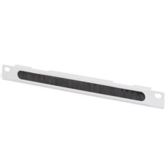 DIGITUS Kabelbürstenleiste 0,5HE 10 254mm grijs