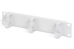DIGITUS kabeldoorvoerbeugel 1HE 10 254mm 3x Ring grijs