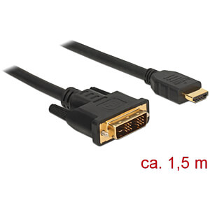DELOCK Kabel DVI 18+1 -> HDMI-A St/St 1.50m