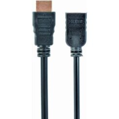 High Speed HDMI verlengkabel met Ethernet, 1.8 meter, Zwart
