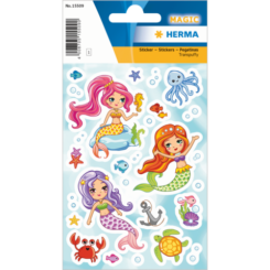 HERMA Sticker MAGIC Little Mermaid Transpuffy