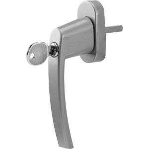 Olympia Fenstergriff met Schloss FGS 100, zilver