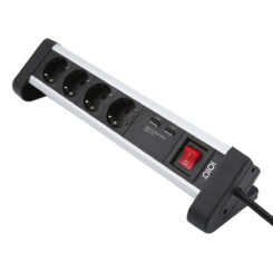 Olympia IOIO 4-lade stekker omlijsting met 2x USB SL 2425 U