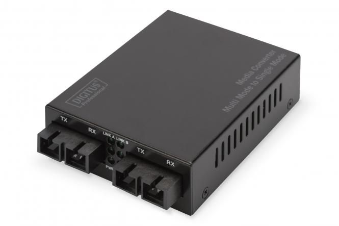 DIGITUS media omzetter Gigabit Multimode/ Singlemode, SC/SC