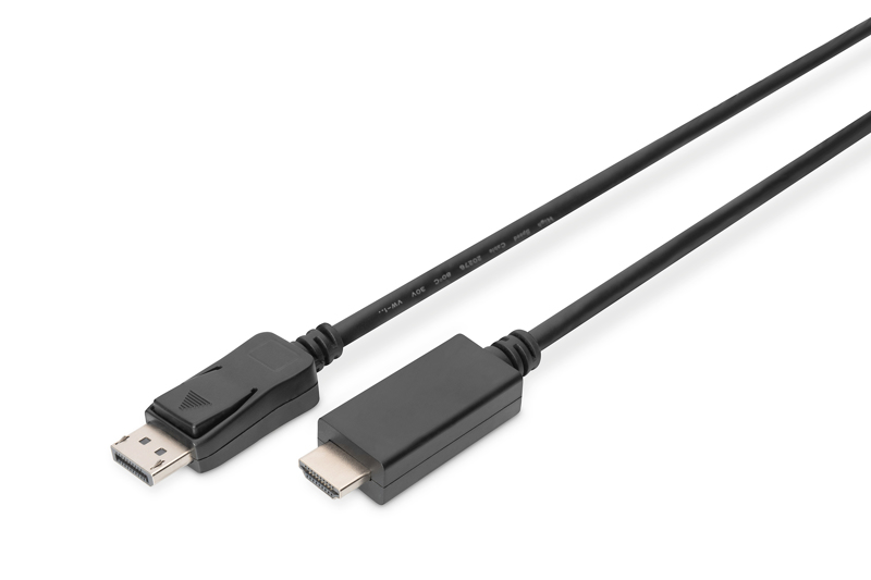 DIGITUS DisplayPort Adapterkabel DPort -> HDMIA St/St 8K 3m