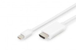 DIGITUS DisplayPort Adapterkabel mini DP->HDMI A St/St 8K 2m