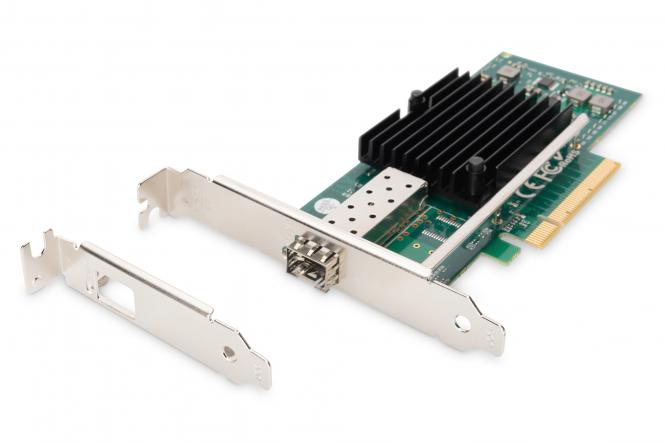 DIGITUS Netzwerkkarte PCIe SFP Single Port 10G INTEL Chip