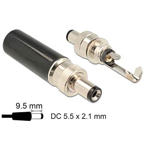 DELOCK Steckverbinder DC 2.1x5.5x9.5mm St