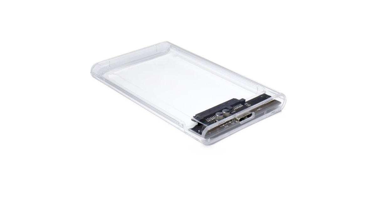 Inter-Tech HDD Behuizing 2,5 Argus GD-25000 USB 3.0 transpare