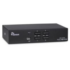 Inter-Tech KVM Switch AS-41HA HDMI, 4 Port, Metall