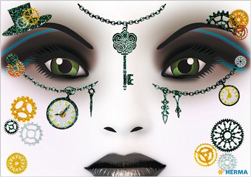 HERMA Face Art Sticker Steampunk Amelia