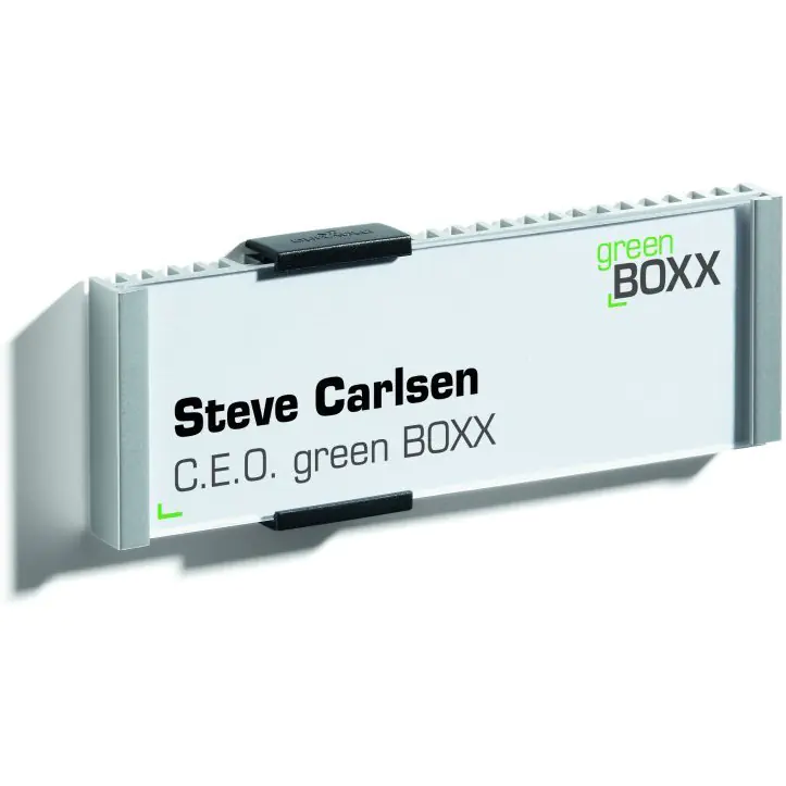 INFO SIGN 149 x 52.5mm, Metaal-Zilver