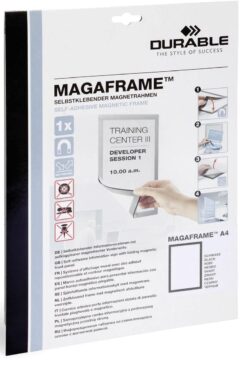 DURABLE info frame Duraframe A4 zelfklevend 1 St zwart