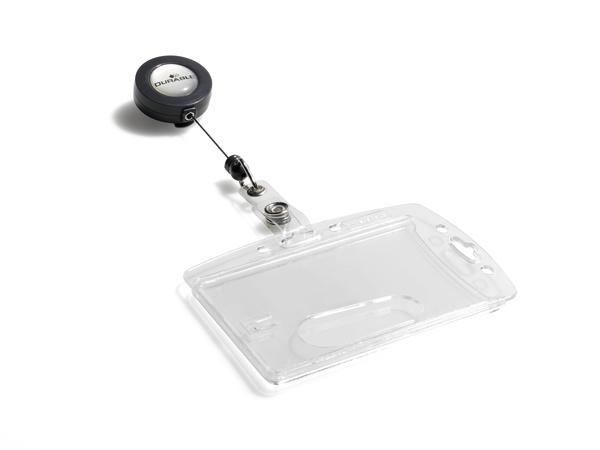 DURABLE Hartbox f 1 Ausweiskarte met Jojo 10er Pck