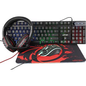Ultron HAWK Gaming Set zwart bedraad 4in1
