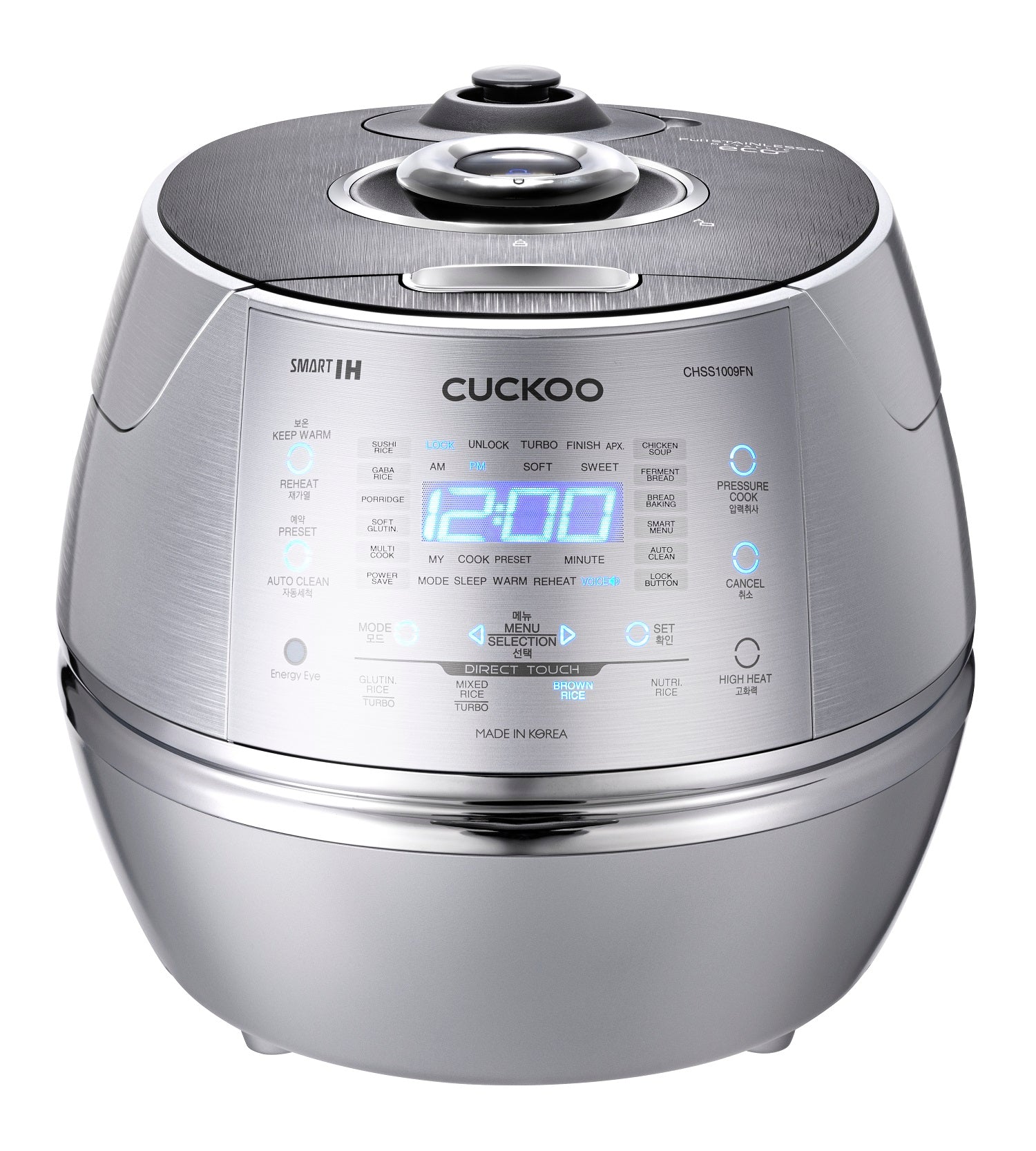 Cuckoo Reiskocher 1.80l CRP-CHSS1009FN Induktions-druk