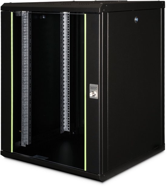 DIGITUS Wandbehuizing Unique 16HE 820x600x600mm zwart