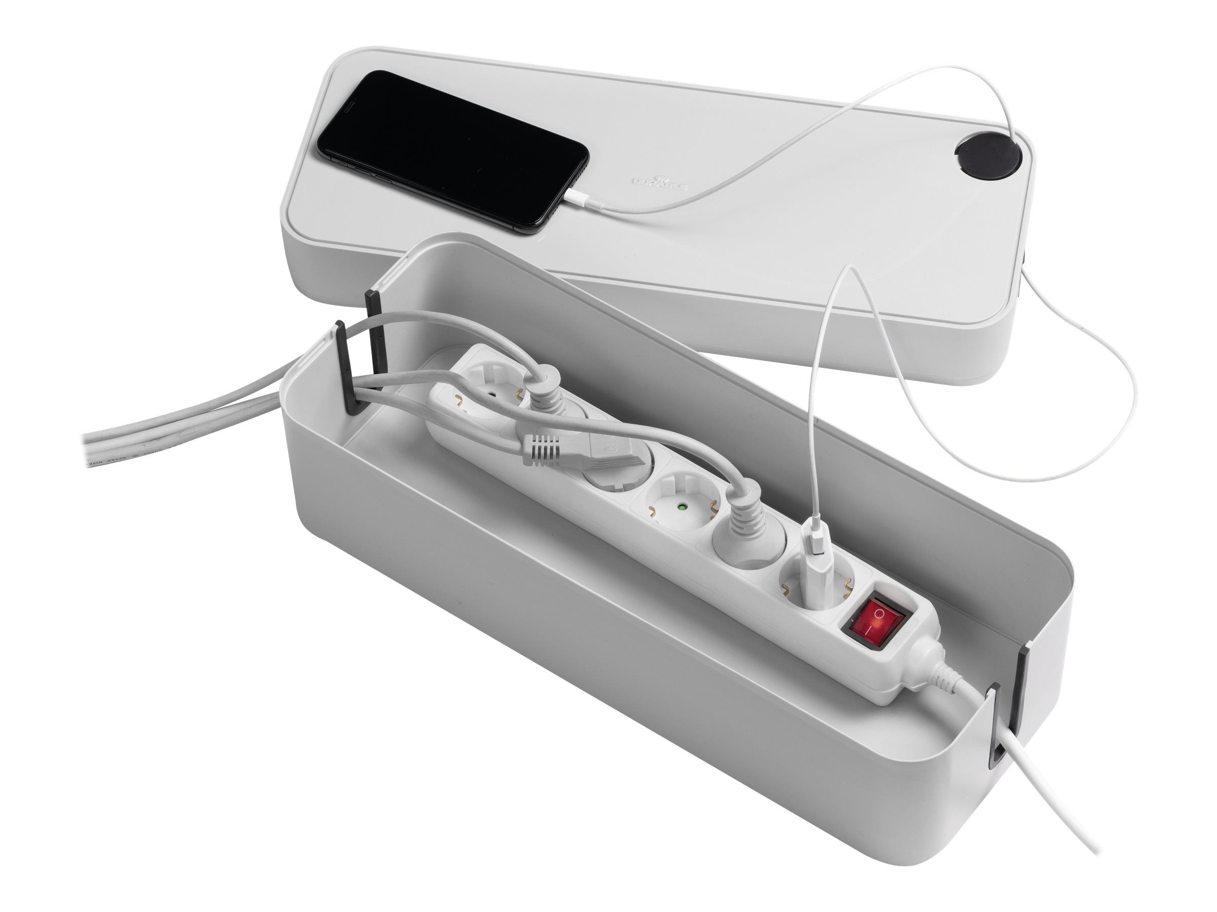 DURABLE Kabelbox CAVOLINE L grijs