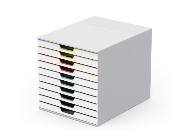 DURABLE Schubladenbox VARICOLOR 10Fächer MIX mehrfbg