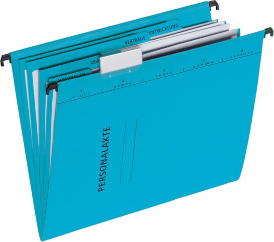 PAGNA Personalakte A4 5 Fächer blauw