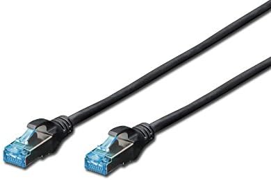 DIGITUS Patchkabel RJ45 SF/UTP Cat5e 5.00m zwart