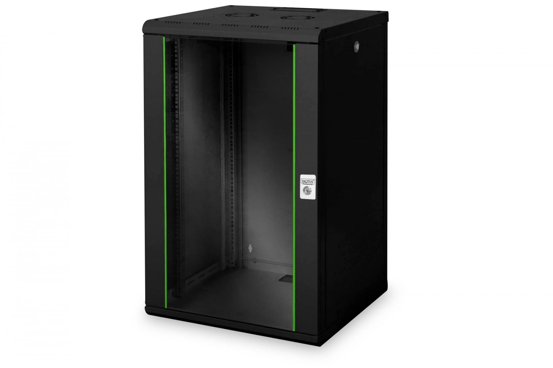 DIGITUS Wandbehuizing Unique 20HE 998x600x600mm zwart (pallet zending)