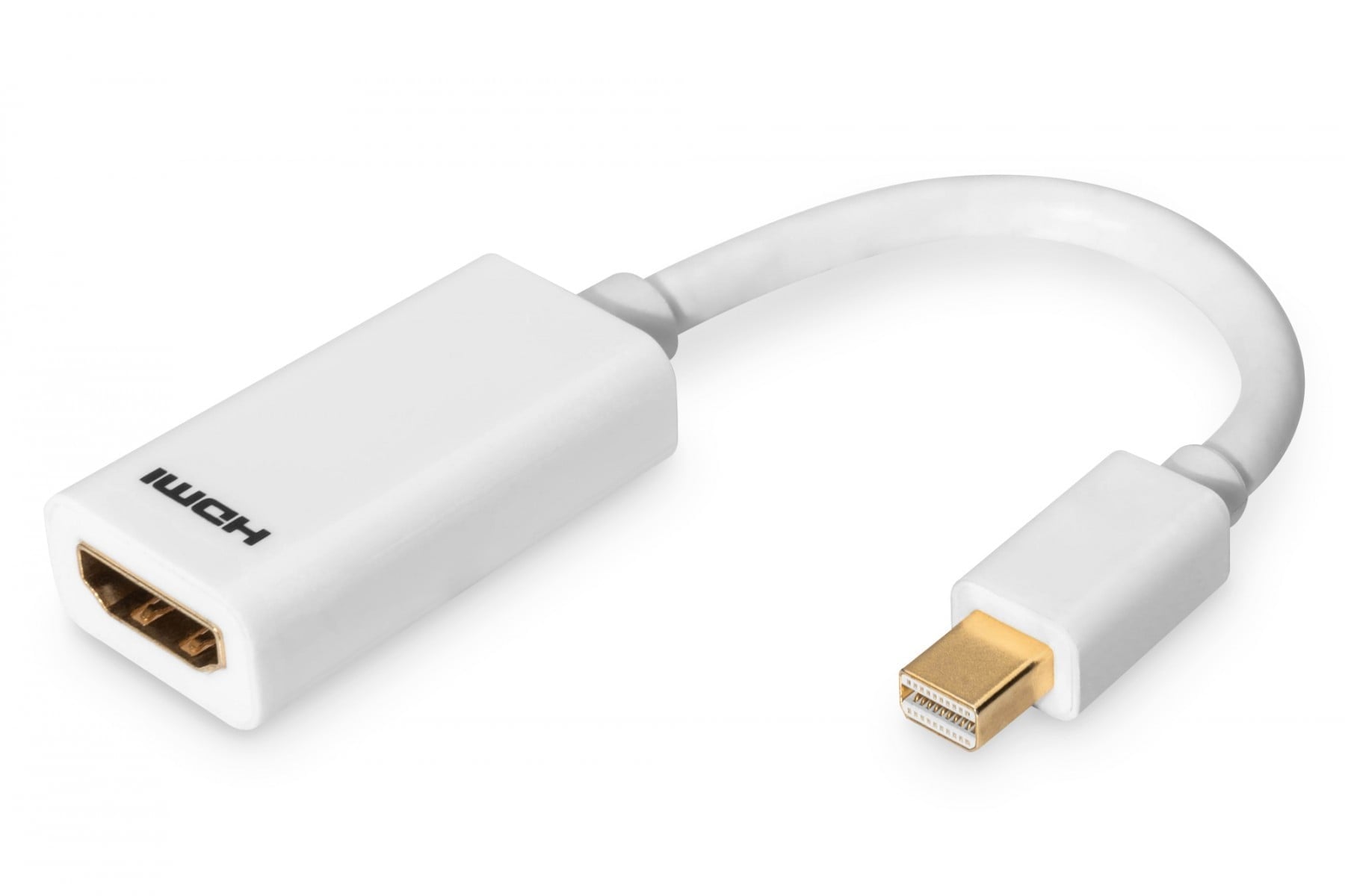 DIGITUS DisplayPortKabel miniDPort -> HDMI/A St/Bu 0.15m