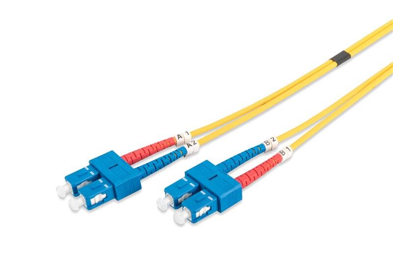 DIGITUS LWL Patchkabel SC -> SC 1.00m Singlemode Duplex OS2