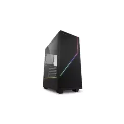 Sharkoon Behuizing RGB FLOW ATX 1xGlas zwart