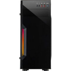 Inter-Tech Behuizing Midi B-42 RGB Design Frontblende