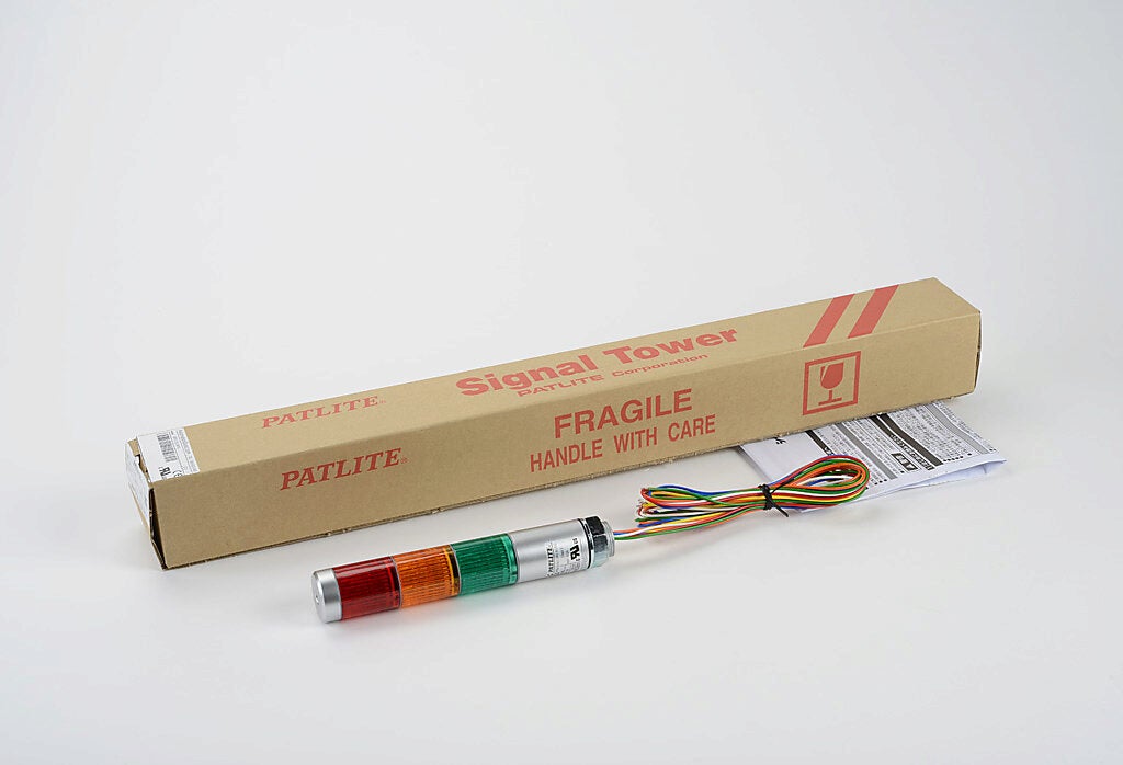 PATLITE Signalsäule MPS-302-RYG 30mm verdr. LED rood -or.-groen