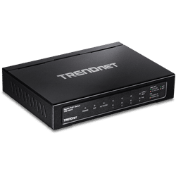 TRENDnet Switch 6 Port Gbit PoE+ 65W Metall