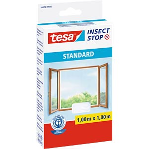 tesa Fliegengitter Standard Klettband 1x1m weiß