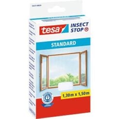 tesa Fliegengitter Standard Klettband 1,3x1,5m weiß