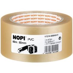 tesa NOPI Pack PVC geprägt 66m 50mm transparant