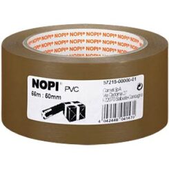 tesa NOPI Pack PVC geprägt 66m 50mm bruin