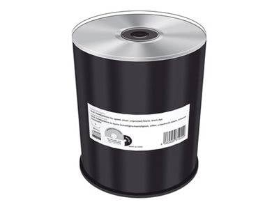 MediaRange CD-R 700MB 100pcs vollflächig bedruckbar zilver