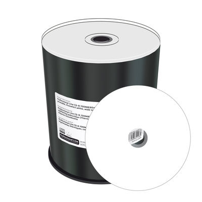 MediaRange CD-R 700MB 100pcs Proselect weiß voll metalliesie