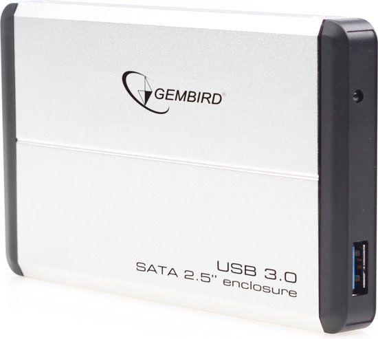 gembird HDD Behuizing USB3.0 2.5 Silber alu