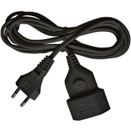 stekkerdoos Verlängerungskabel 3m Kabel zwart