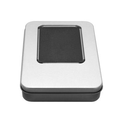 MediaRange Aluminium-Box Aufbewahrung van USB Sticks zilver