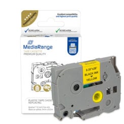MediaRange Schriftbandka. Brother TZ-621/TZe-621 9mmx8m zwart