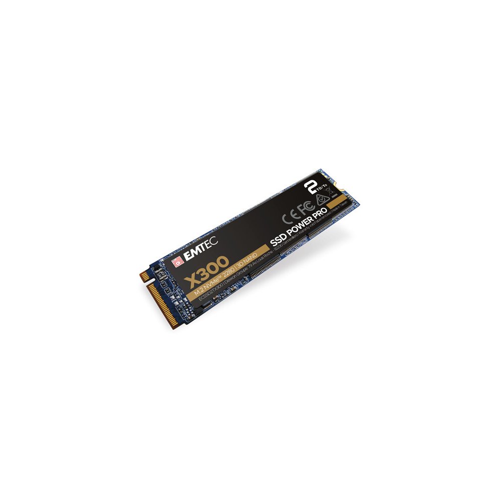 Emtec SSD M.2 NVMe PCIe 3.0 X300 2TB Intern retail