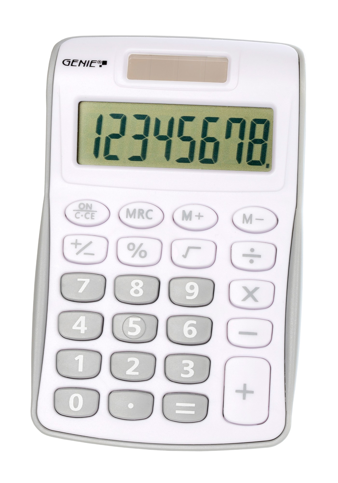 GENIE Taschenrechner 120 S 8-stellig zilver-grijs