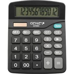 GENIE Tischrechner Basic 225 BD 12-stellig