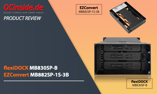 IcyDock 3x3.5 SATA in 2x5.25 bay backplace cage 80mm fan